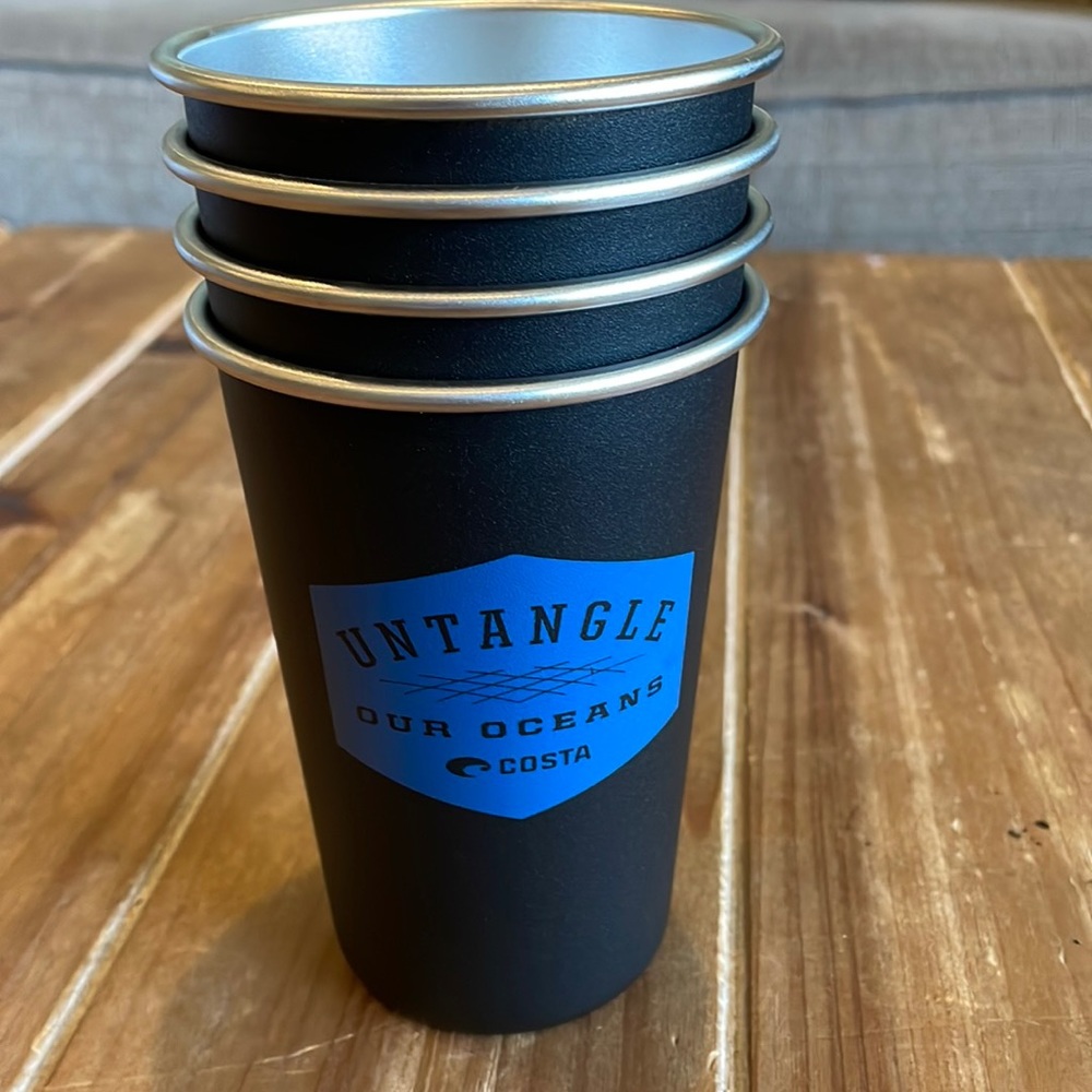 Stainless Steel Pints - Set of 4